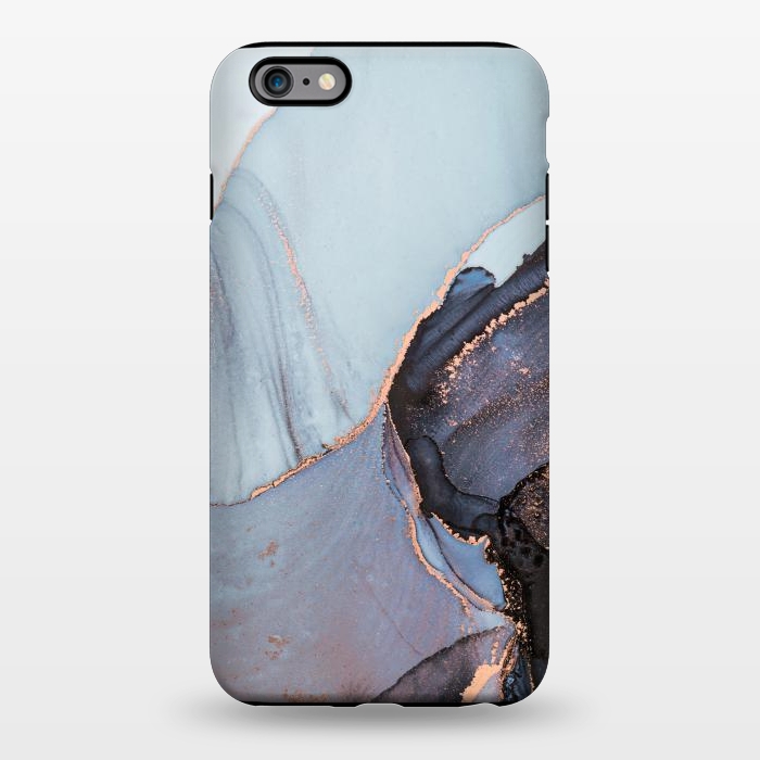 iPhone 6/6s plus StrongFit Gray and Gold Paints by ArtsCase