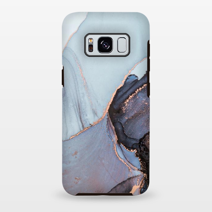 Galaxy S8 plus StrongFit Gray and Gold Paints by ArtsCase