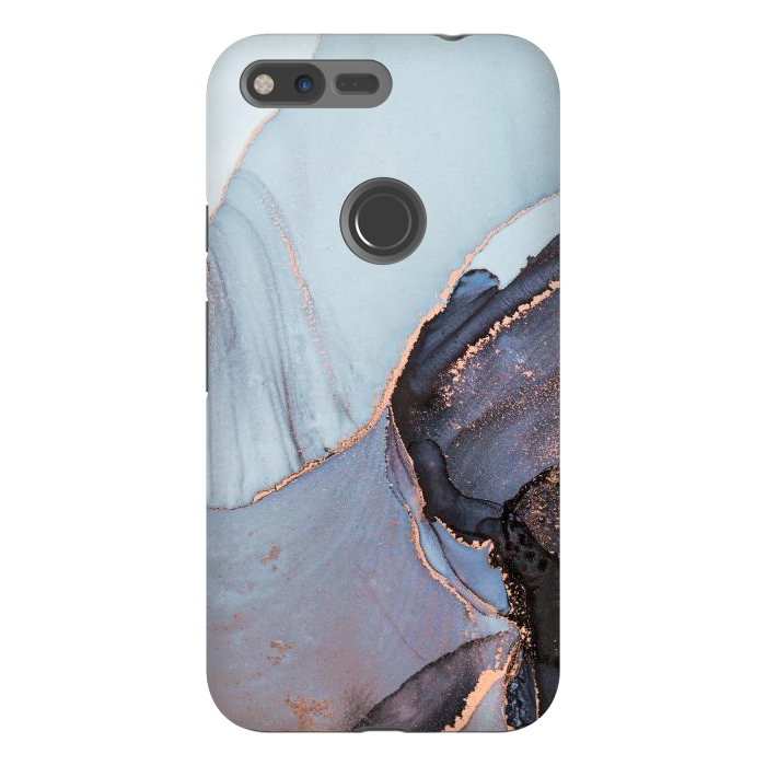 Pixel XL StrongFit Gray and Gold Paints by ArtsCase