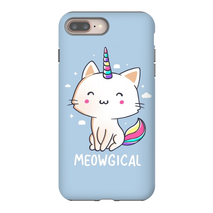 iPhone 8 plus StrongFit Meowgical by eduely