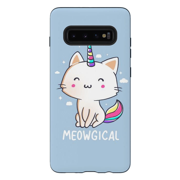 Galaxy S10 plus StrongFit Meowgical by eduely
