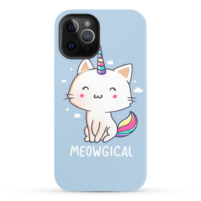 iPhone 12 Pro StrongFit Meowgical by eduely
