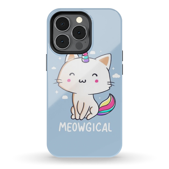 iPhone 13 pro StrongFit Meowgical by eduely