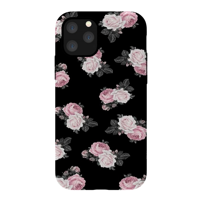 iPhone 11 Pro StrongFit Black n floral by CAS