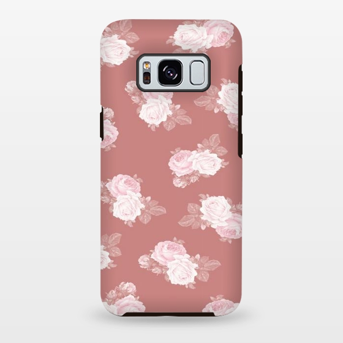Galaxy S8 plus StrongFit Pink Floral by CAS