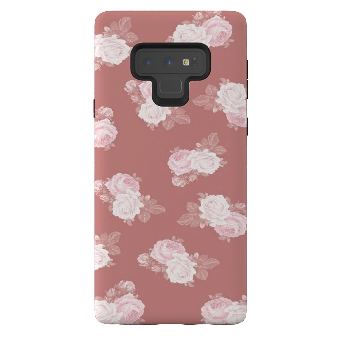 Galaxy Note 9 StrongFit Pink Floral por CAS