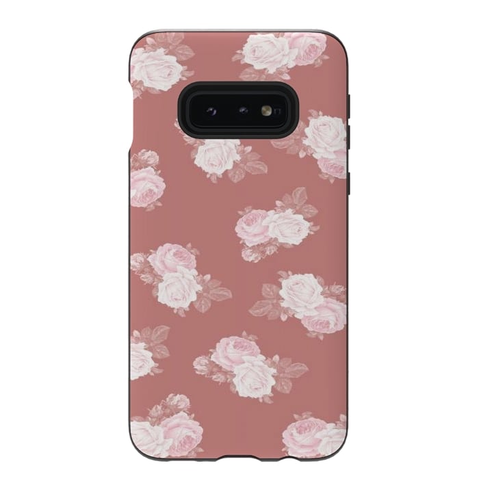 Galaxy S10e StrongFit Pink Floral by CAS