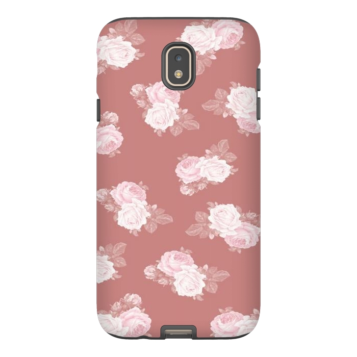 Galaxy J7 StrongFit Pink Floral by CAS