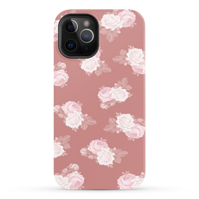 iPhone 12 Pro StrongFit Pink Floral by CAS
