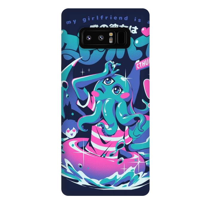 Galaxy Note 8 StrongFit Cthulhu Girlfriend by Ilustrata