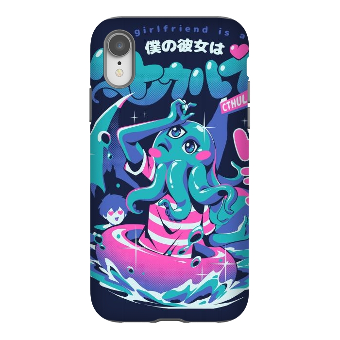 iPhone Xr StrongFit Cthulhu Girlfriend by Ilustrata