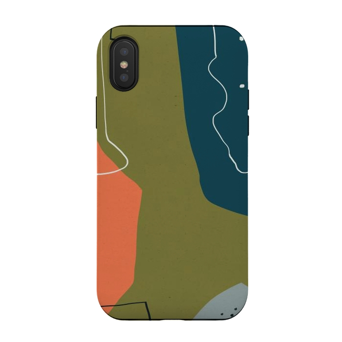 iPhone Xs / X StrongFit The Abstract Thinker & a Starry Night by Uma Prabhakar Gokhale