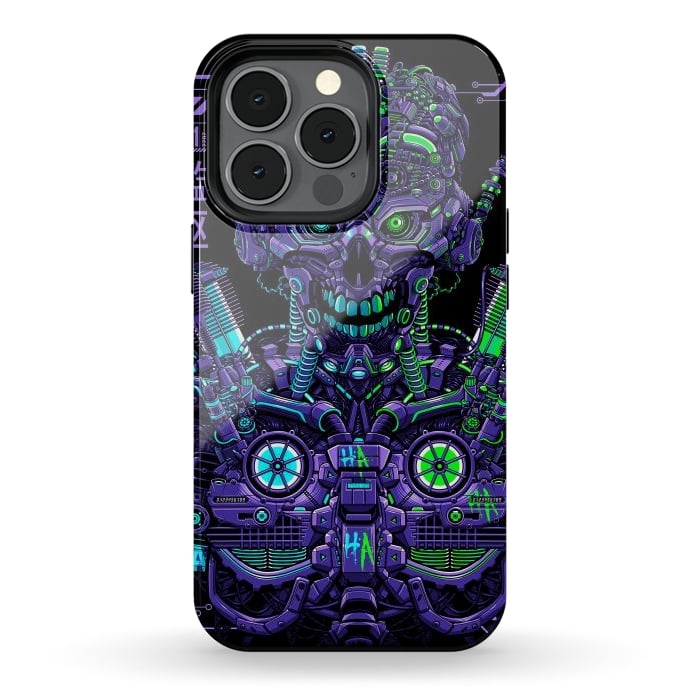iPhone 13 pro StrongFit Cyber Robot by Alberto