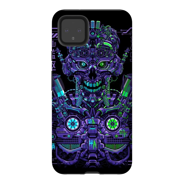 Pixel 4XL StrongFit Cyber Robot by Alberto