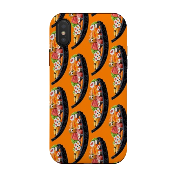 iPhone Xs / X StrongFit Japanese sushi boat by Alberto