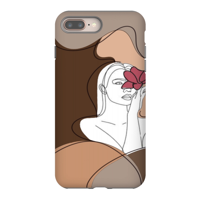 iPhone 7 plus StrongFit Abstract woman by CAS