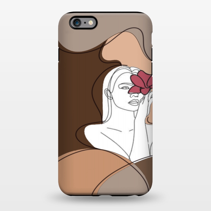 iPhone 6/6s plus StrongFit Abstract woman by CAS