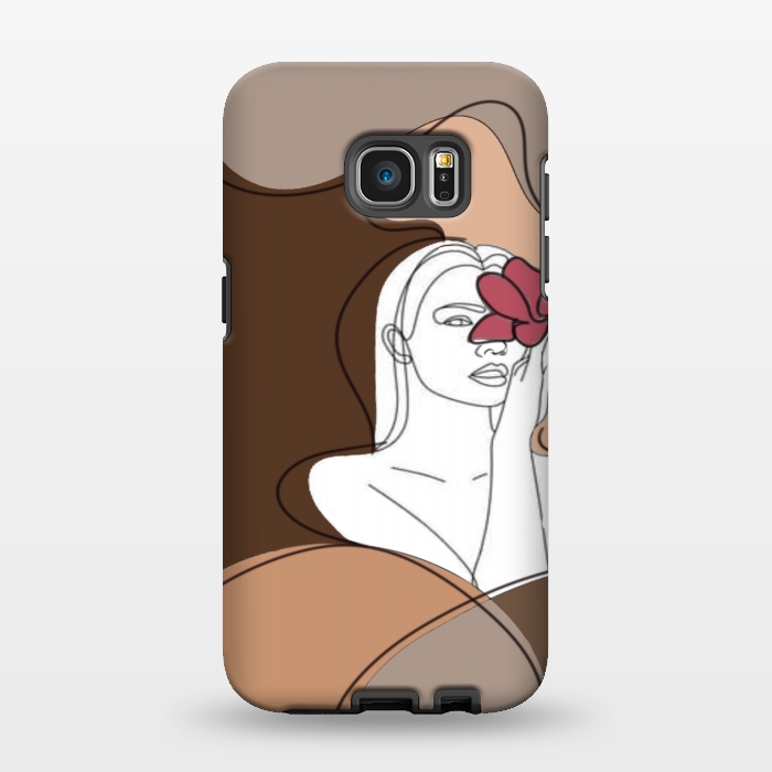 Galaxy S7 EDGE StrongFit Abstract woman by CAS