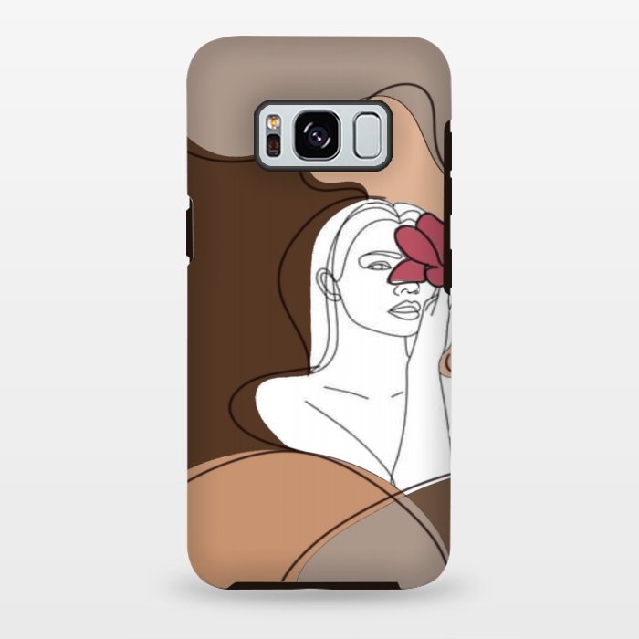 Galaxy S8 plus StrongFit Abstract woman by CAS