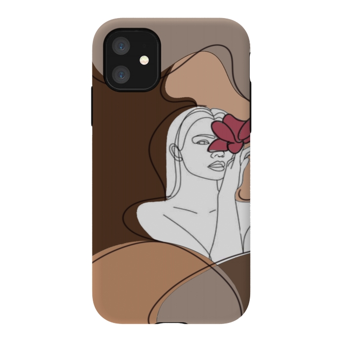 iPhone 11 StrongFit Abstract woman by CAS