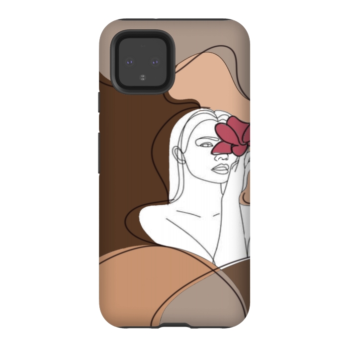 Pixel 4 StrongFit Abstract woman by CAS