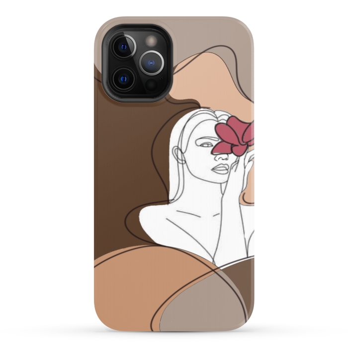 iPhone 12 Pro StrongFit Abstract woman by CAS