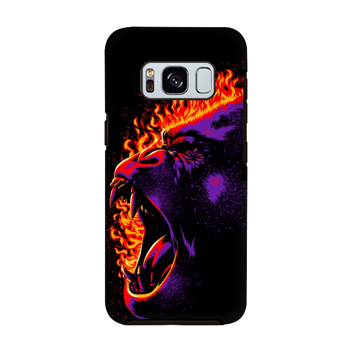 Galaxy S8 StrongFit Gorilla on fire por Alberto