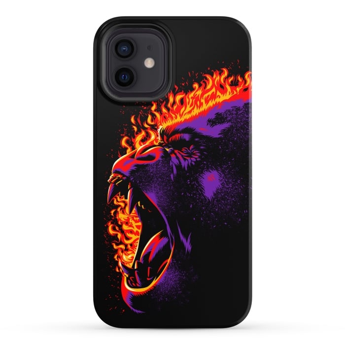 iPhone 12 StrongFit Gorilla on fire by Alberto
