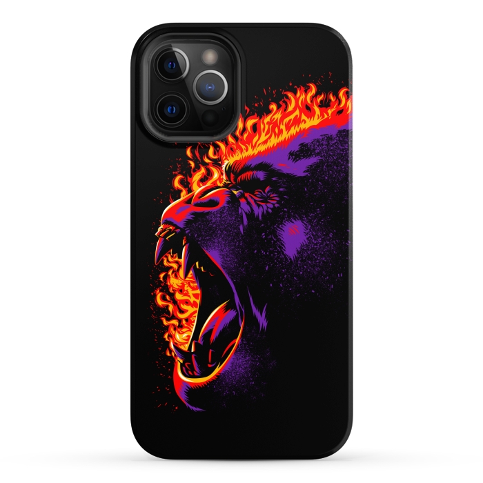 iPhone 12 Pro Max StrongFit Gorilla on fire by Alberto