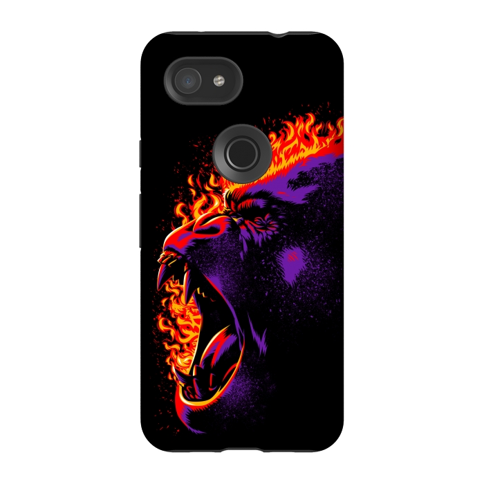 Pixel 3A StrongFit Gorilla on fire by Alberto