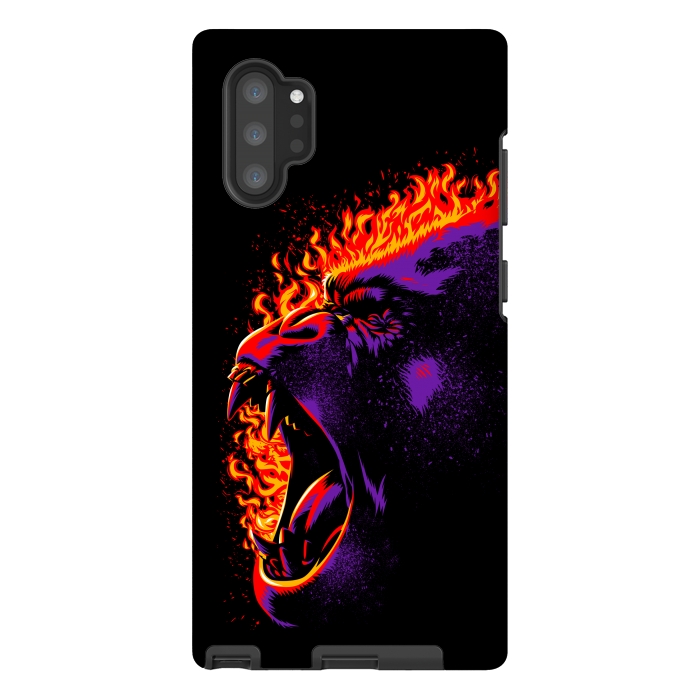 Galaxy Note 10 plus StrongFit Gorilla on fire by Alberto