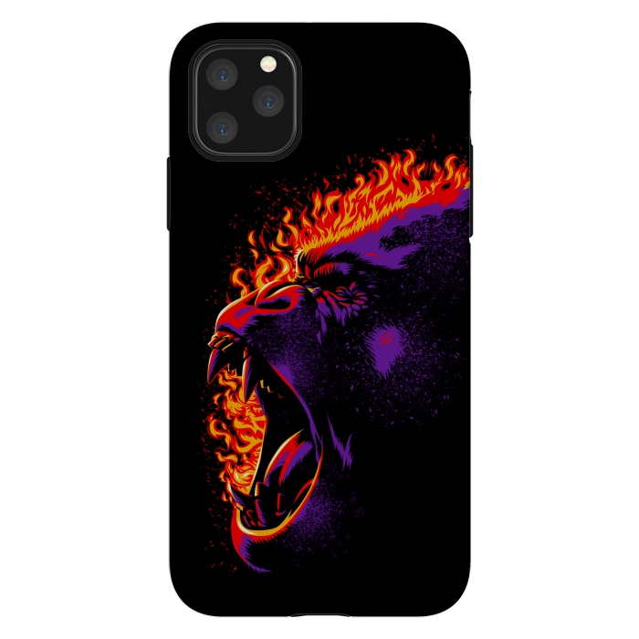 iPhone 11 Pro Max StrongFit Gorilla on fire by Alberto