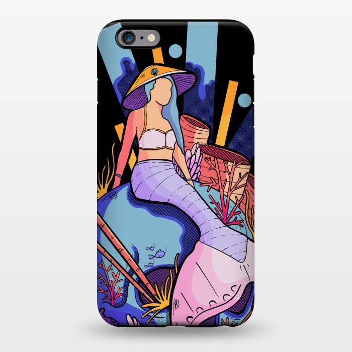 iPhone 6/6s plus StrongFit The skull and the mermaid by Steve Wade (Swade)
