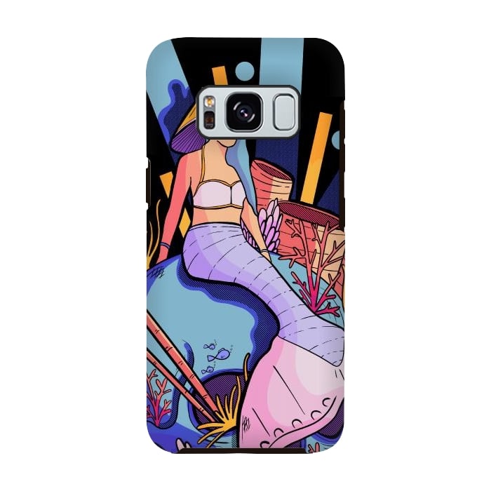Galaxy S8 StrongFit The skull and the mermaid por Steve Wade (Swade)