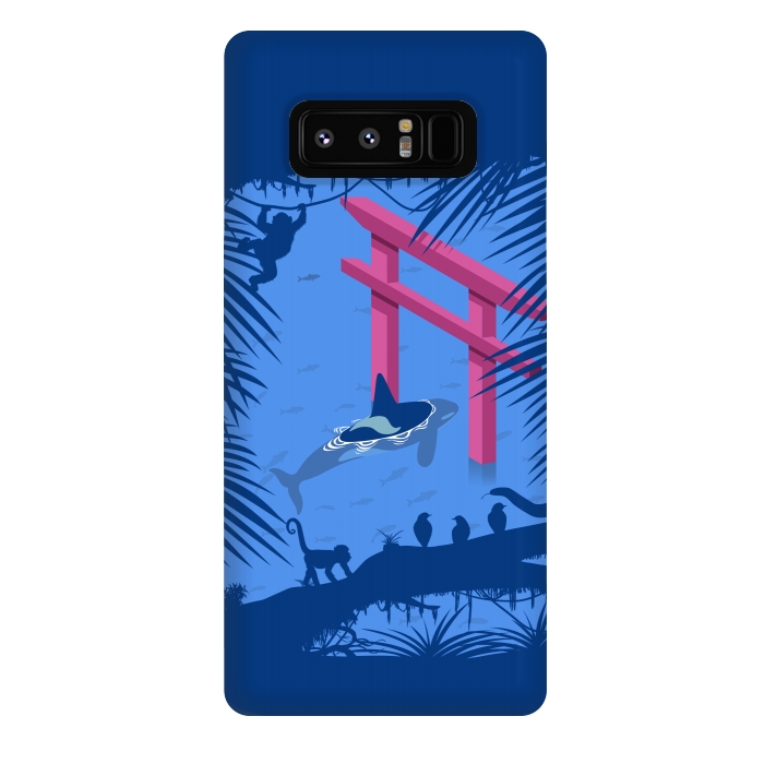 Galaxy Note 8 StrongFit Whale under Japanese Torii by Alberto