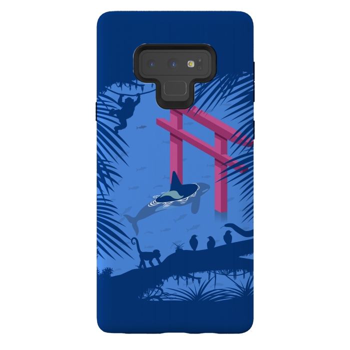 Galaxy Note 9 StrongFit Whale under Japanese Torii by Alberto