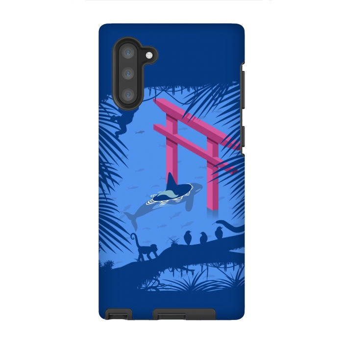 Galaxy Note 10 StrongFit Whale under Japanese Torii by Alberto