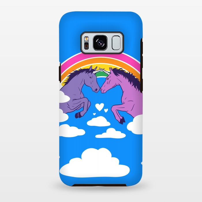 Galaxy S8 plus StrongFit Duel of unicorns by Alberto