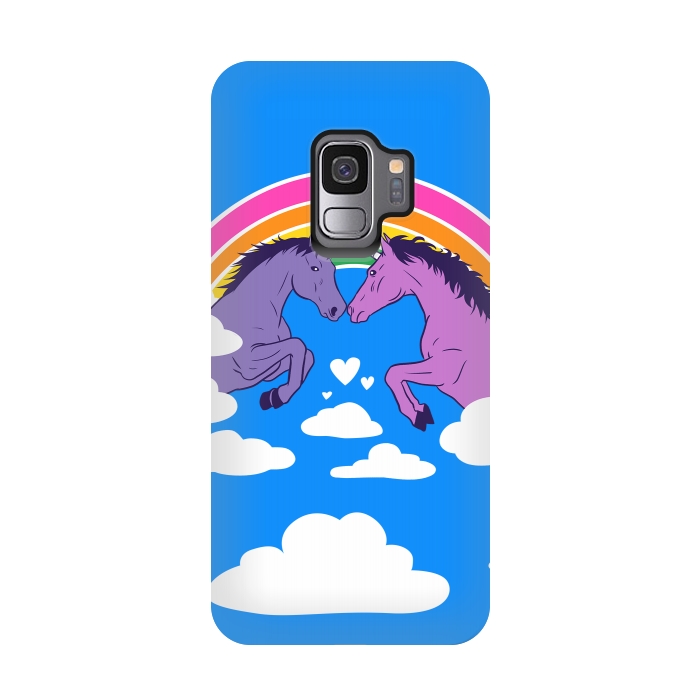 Galaxy S9 StrongFit Duel of unicorns by Alberto
