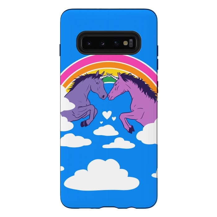 Galaxy S10 plus StrongFit Duel of unicorns by Alberto