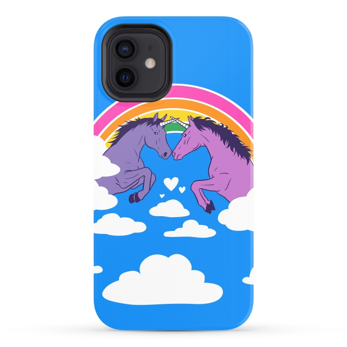 iPhone 12 StrongFit Duel of unicorns by Alberto