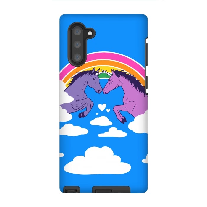 Galaxy Note 10 StrongFit Duel of unicorns by Alberto