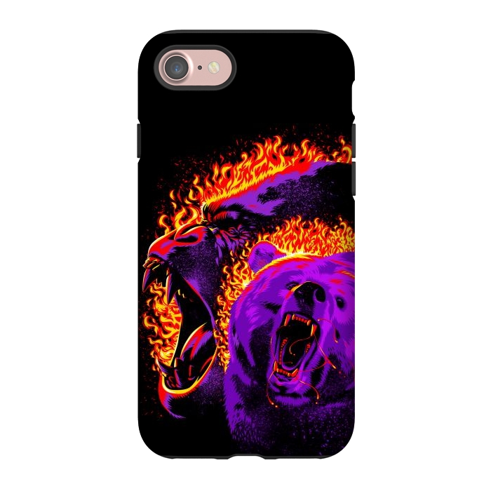 iPhone 7 StrongFit Gorilla and bear from hell by Alberto