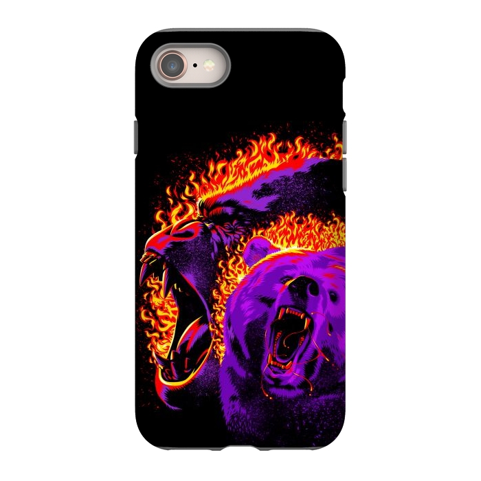 iPhone 8 StrongFit Gorilla and bear from hell by Alberto