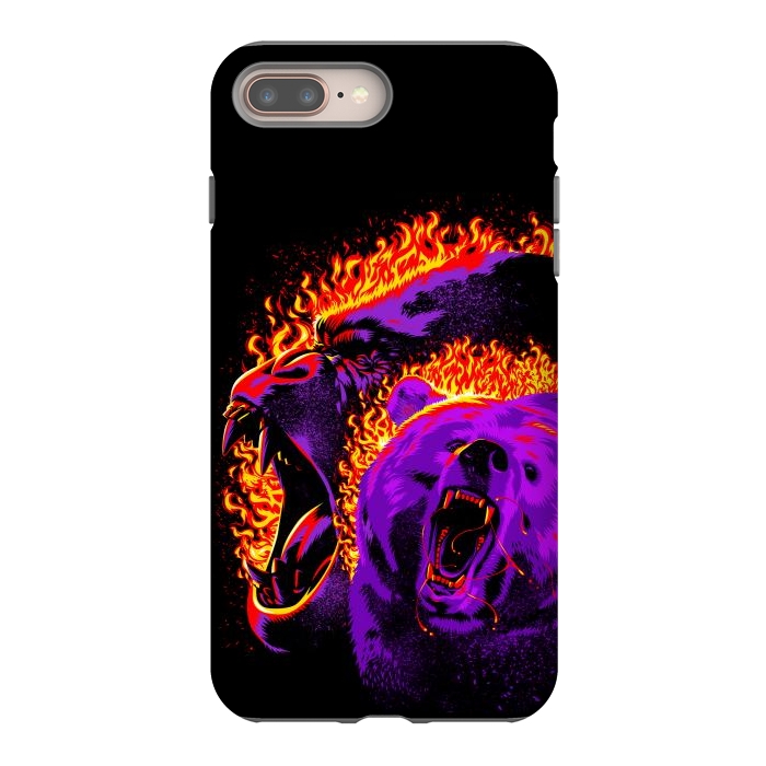 iPhone 8 plus StrongFit Gorilla and bear from hell by Alberto