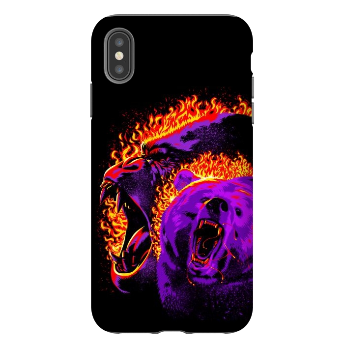 iPhone Xs Max StrongFit Gorilla and bear from hell by Alberto