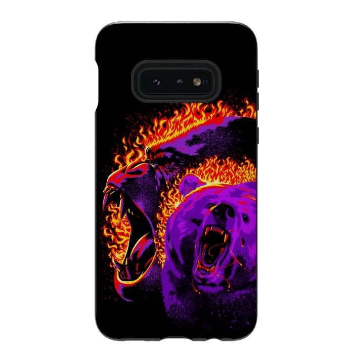 Galaxy S10e StrongFit Gorilla and bear from hell by Alberto