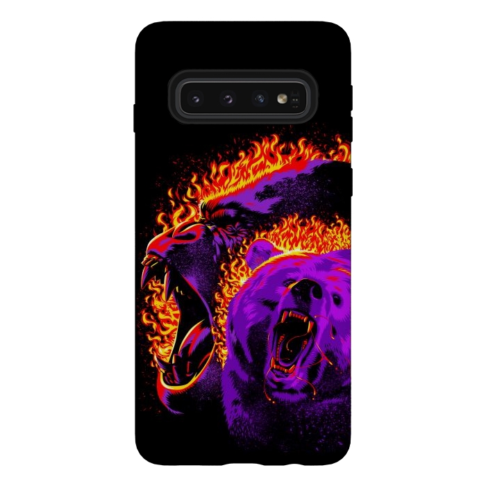 Galaxy S10 StrongFit Gorilla and bear from hell by Alberto