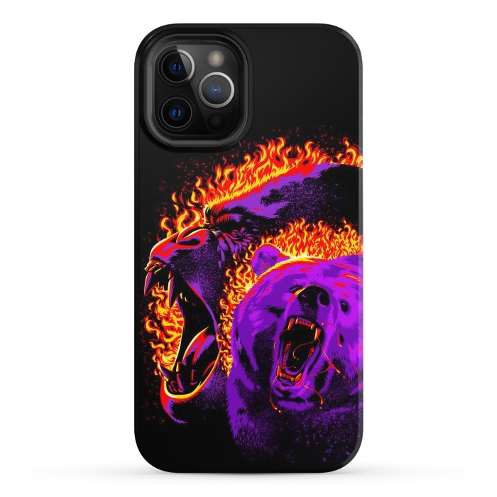 iPhone 12 Pro StrongFit Gorilla and bear from hell by Alberto