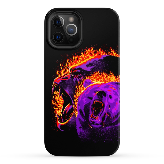 iPhone 12 Pro Max StrongFit Gorilla and bear from hell by Alberto